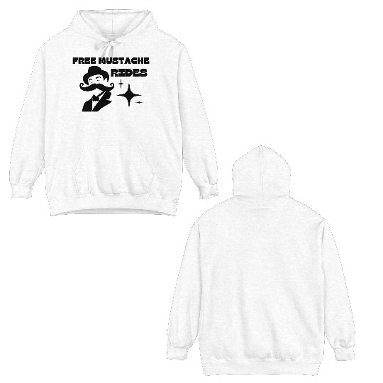 Free Mustache Rides FREE 66 -6 Double Sided Hoodies