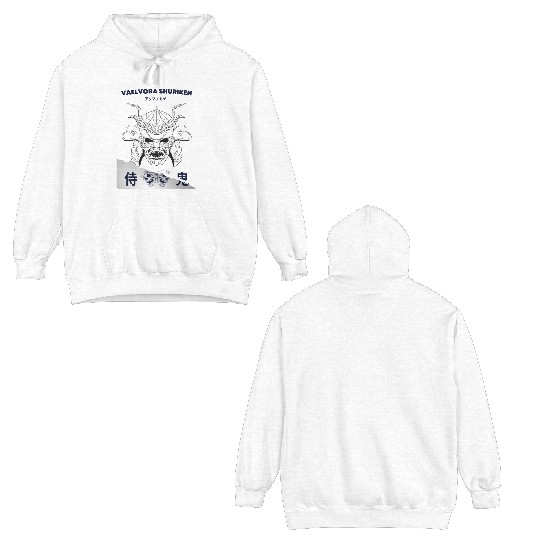 Demon Oni Samurai Vaelvora Double Sided Hoodies