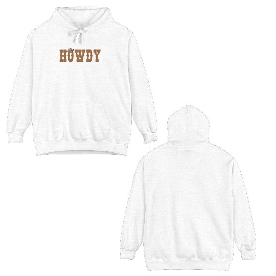 Howdy Rodeo Western Country Southern Double Sided Hoodies