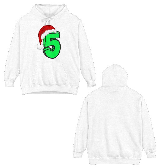 Christmas Gift Number 5 - Five Years Old Double Sided Hoodies