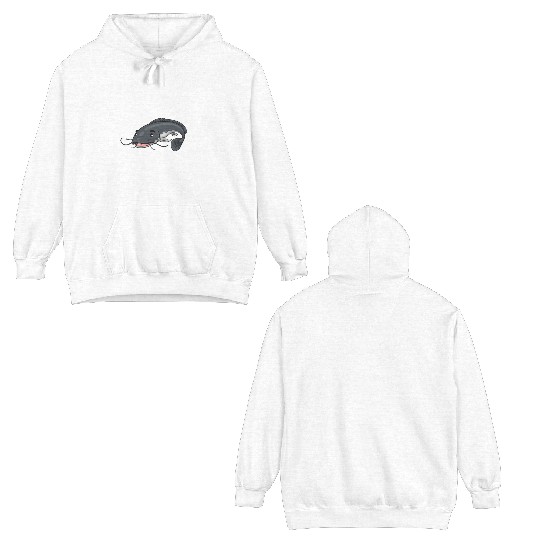 Flathead Feel The Thump Catfish Catfishing Angler Double Sided Hoodies