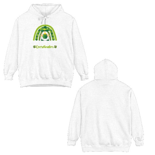 Shenanigans Coordinator Gnomes St Patrick's Day Double Sided Hoodies