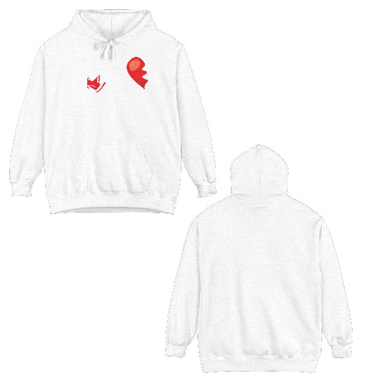Queen White Double Sided Hoodies