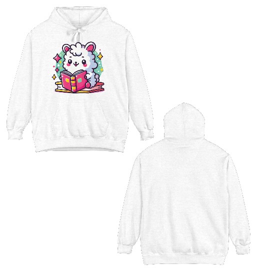 Little Cute Llama Double Sided Hoodies