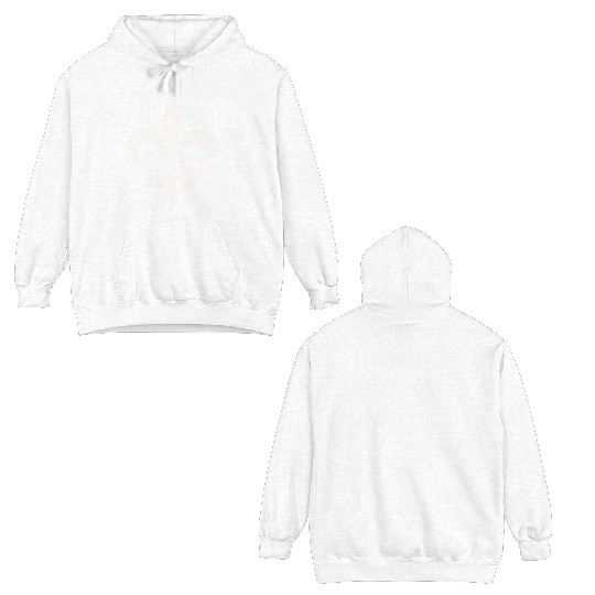 French Lily Simple Double Sided Hoodies