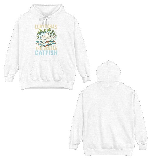 Corydoras Catfish Fish Lover Freshwater Aquarium Double Sided Hoodies
