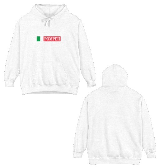 Italy Flag Pompeii Conservation Volcanic Eruption Double Sided Hoodies
