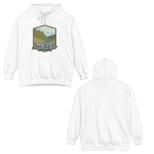 Jiuzhaigou National Park - China Double Sided Hoodies