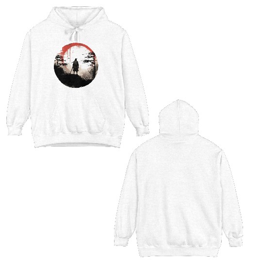Samurai Sunset Double Sided Hoodies