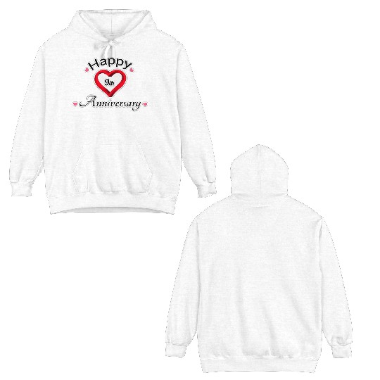 anniversary 9th Double Sided Hoodies