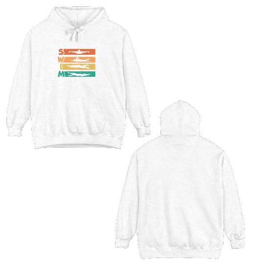 Keep On Swimming Swim Swimmers Swim Meme Double Sided Hoodies