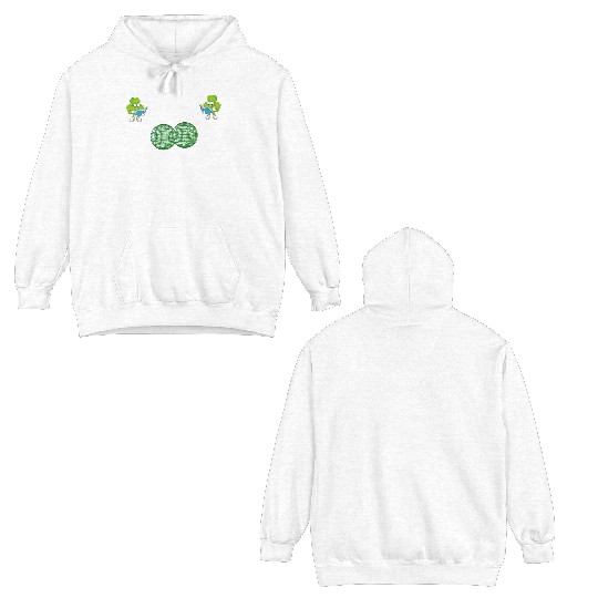 It's Good Luck To Read St Patricks Day Disco Ball Double Sided Hoodies