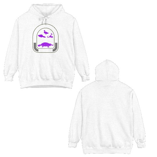 Platypus Double Sided Hoodies, With Our Powers Combined We Are