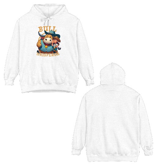 Rodeo Bull Riding Livestock Show Farmer Cattle Double Sided Hoodies