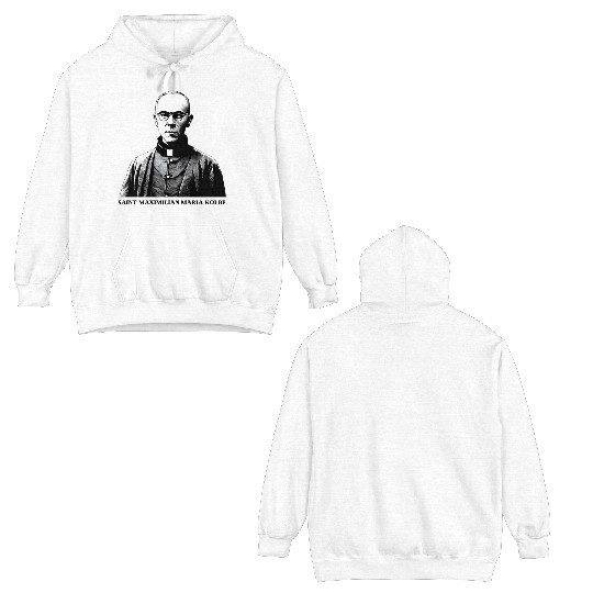 Saint Maximilian Maria Kolbe Double Sided Hoodies