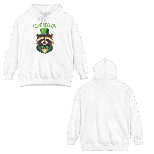 Lepraccoon Raccoon Kobold Irish Double Sided Hoodies