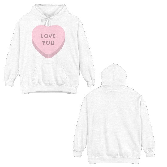 Heartfelt Treasures: Valentine's Day Delights Double Sided Hoodies