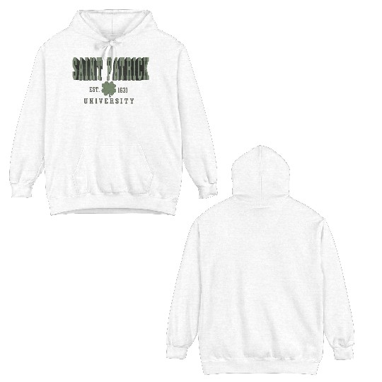 Saint Patrick University Double Sided Hoodies