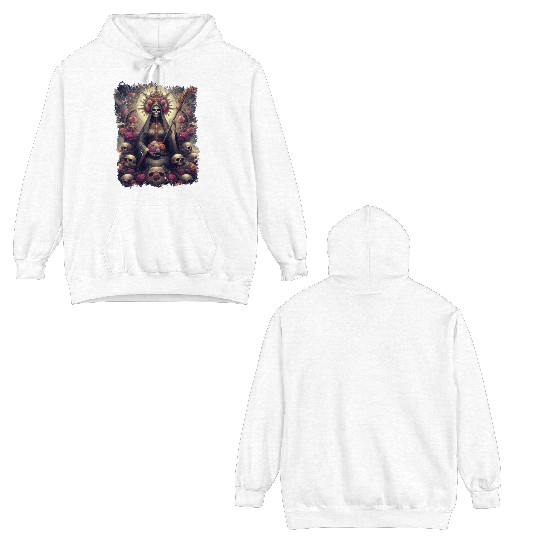 Santa Muerte Mexican Folk Culture Saint Double Sided Hoodies