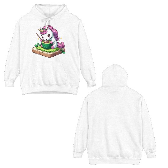 Unicorn's Avocado Toast Double Sided Hoodies