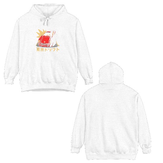 japanese sports car jdm anime Double Sided Hoodies