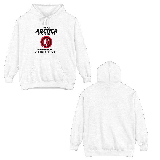 Archery Targets Archer Bullseye Shooting Sport Double Sided Hoodies