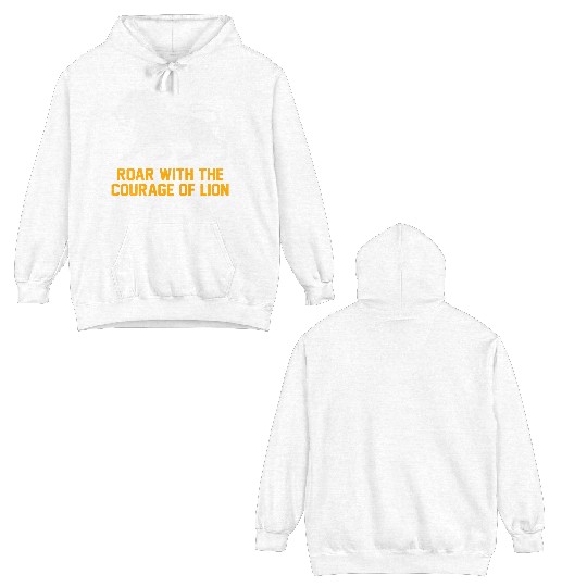 Alpha Roar Nature Lover Graphic Animal King 7 Double Sided Hoodies