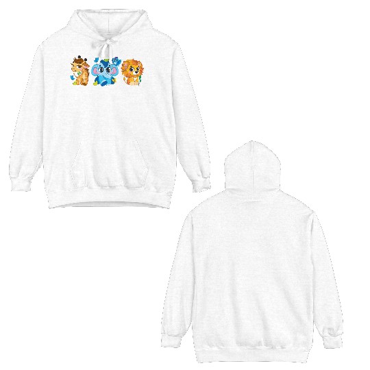 Cute Safari Animals Double Sided Hoodies