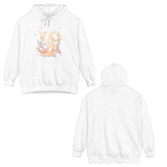 The art of yoga for physical and mental health Double Sided Hoodies