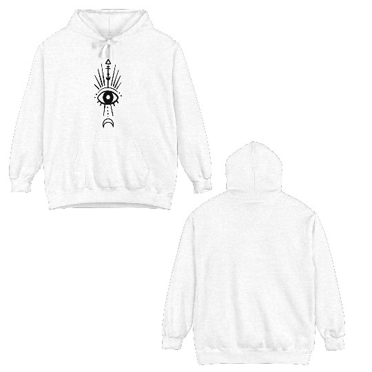 Eye Spiritual Aesthetic Esoteric Mystical Themed Double Sided Hoodies