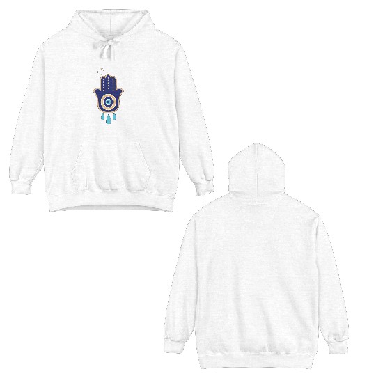 Eye hamsa Spiritual Aesthetic Esoteric Mystical Double Sided Hoodies