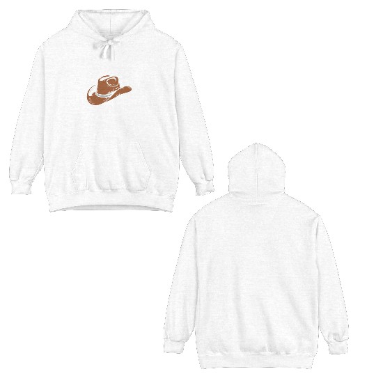 Cowboy Lifestyle Western Theme with Horses and Double Sided Hoodies