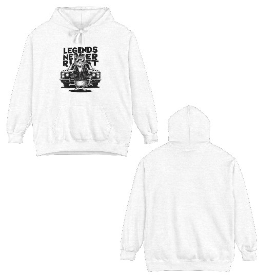 GANGSTA CAT oversized Double Sided Hoodies