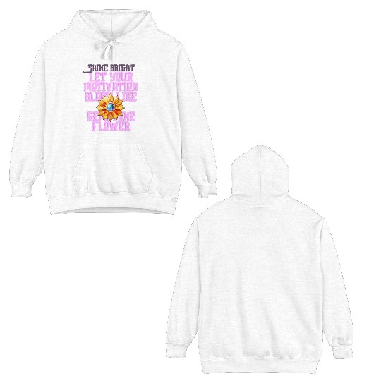Cheerful Gem Blossom Double Sided Hoodies