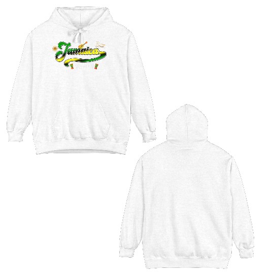 Jamaica Baecation Matching Typography Double Sided Hoodies