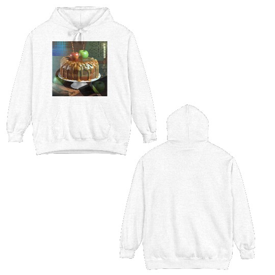 Decadent Caramel Apple Cake Double Sided Hoodies