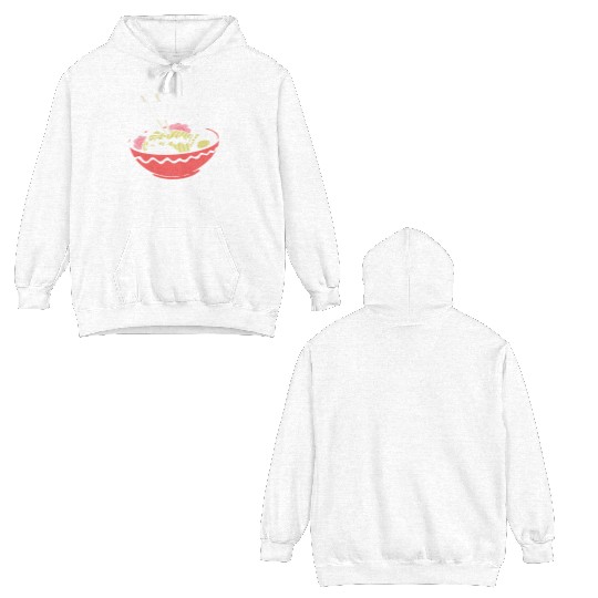 Powered By Ramen Anime Japanese Soup Cup Noodle Double Sided Hoodies