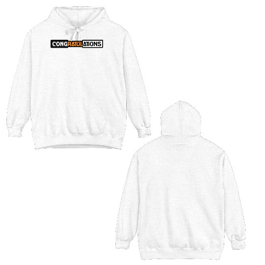 CONGRATULATIONS Double Sided Hoodies Double Sided Hoodies