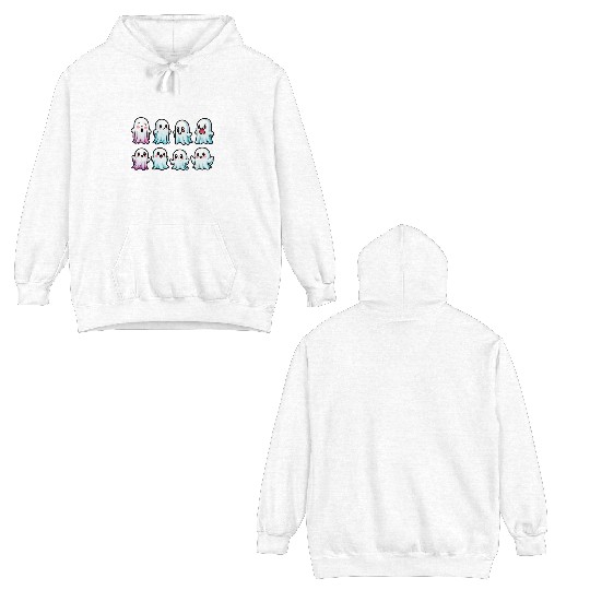Boo Crew - Halloween Cute Ghost Double Sided Hoodies