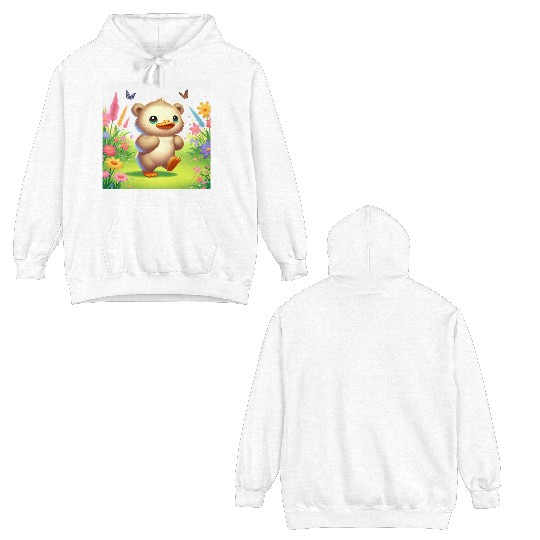 The bear-duck Double Sided Hoodies