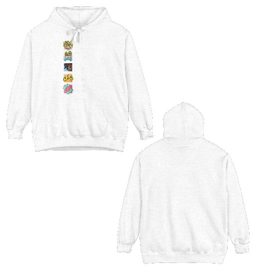 Eat Sleep Anime Gaming Repeat Kawaii Otaku Anime M Double Sided Hoodies