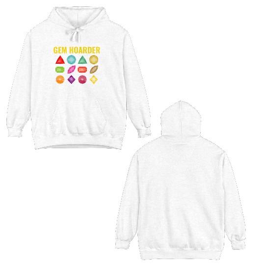 Crystal Collecting Rock Hunting Mineral Collector Double Sided Hoodies