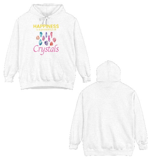 Crystal Collecting Rock Hunting Mineral Collector Double Sided Hoodies