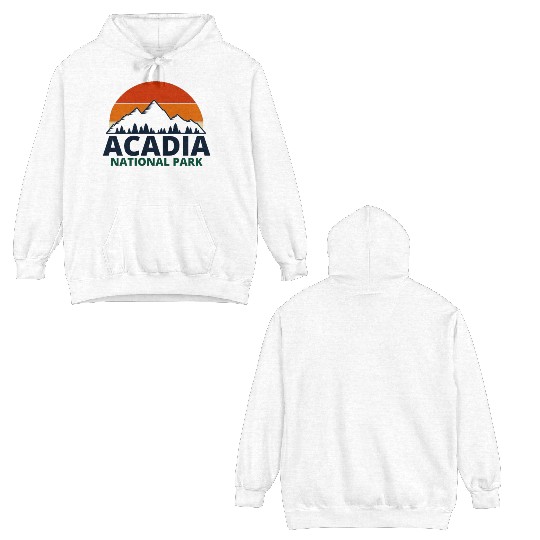 Acadia National Park Double Sided Hoodies