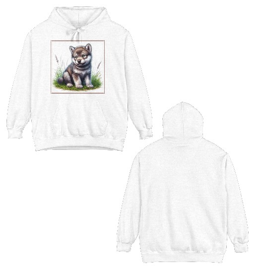 Cute baby animals Double Sided Hoodies