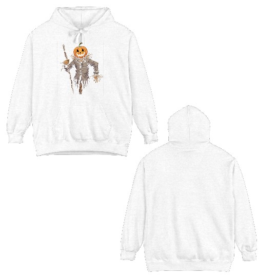 Spooky Halloween Scarecrow Double Sided Hoodies