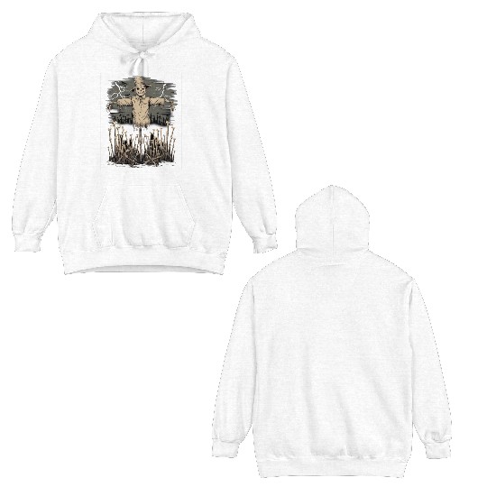 Spooky Halloween Scarecrow Double Sided Hoodies