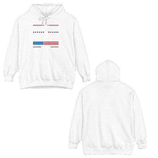 Funny Voting Election 2024 Prosecutor vs Felon Double Sided Hoodies