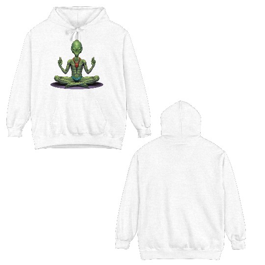 Alien Yogi Double Sided Hoodies