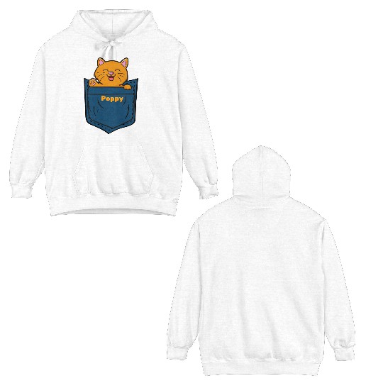 Adorable poppy Double Sided Hoodies